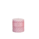 Geurkaars Swirl Light Pink 10x10cm.